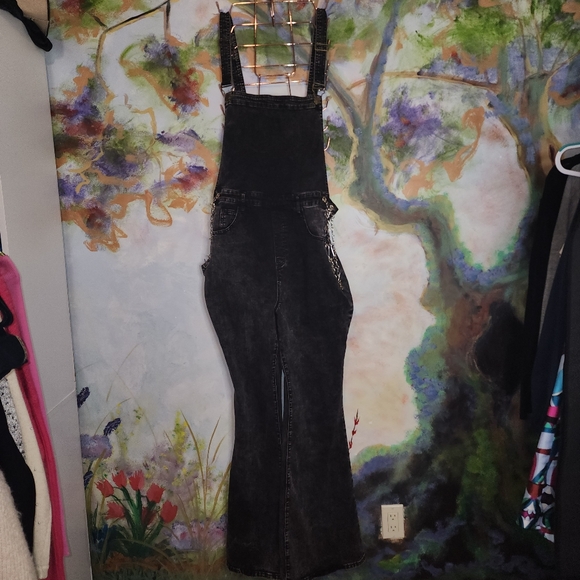 NWT Black Breaker of Chains Flared Stretch Overall - Picture 3 of 10